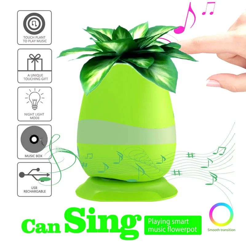 Dancing Flower Pot With Hot Sale Music Speaker - ANKUX.COM