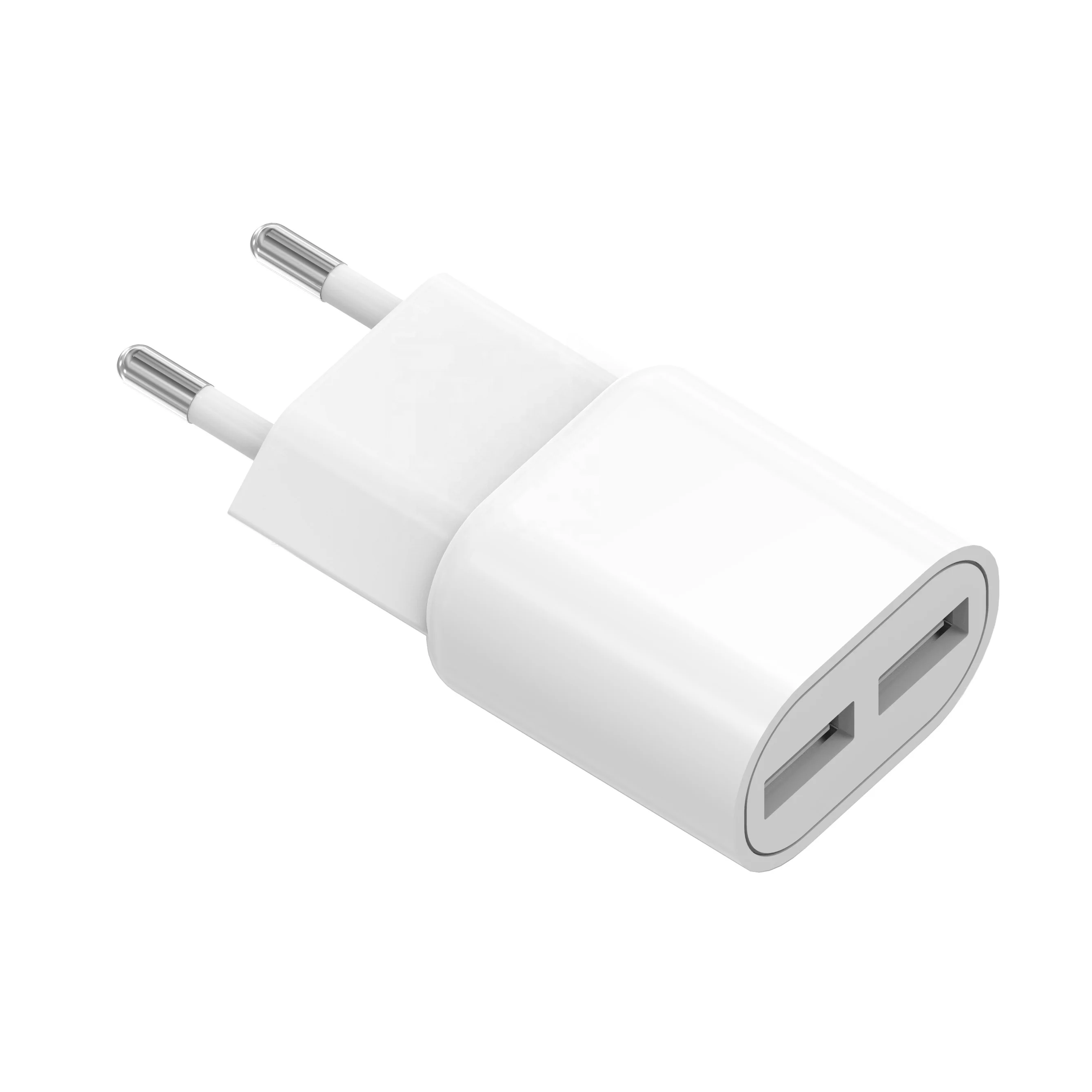

Fast charging 2.4A Max. Mobile Phone Dual USB Wall Charger,CE/FCC/RoHS certified