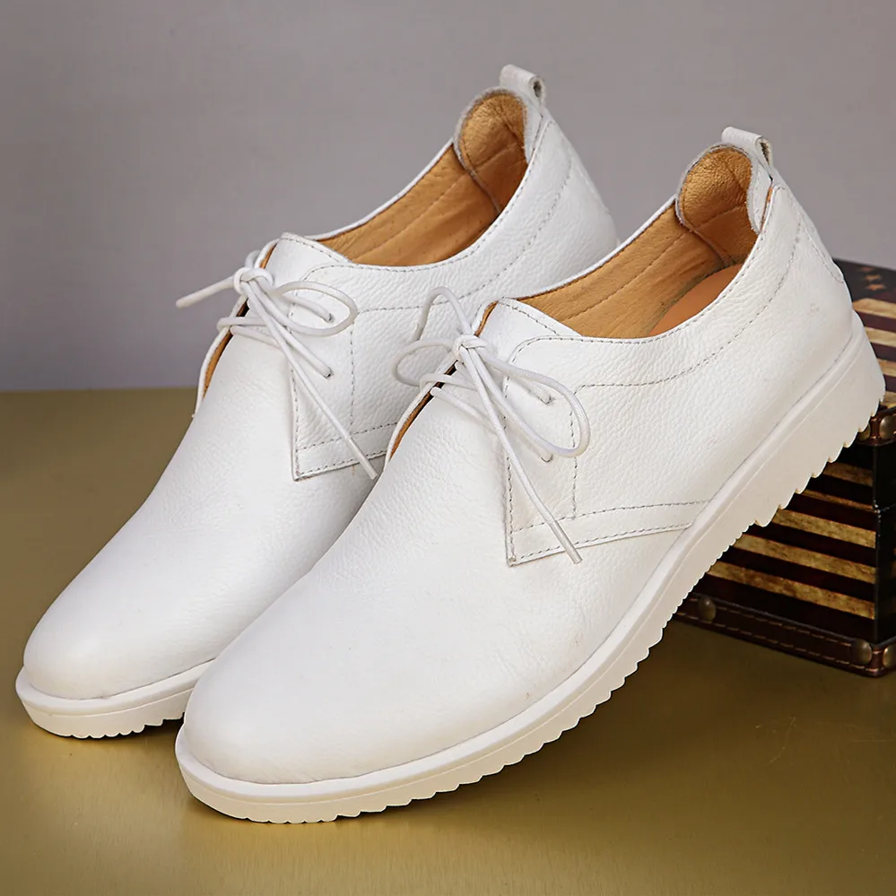 Online Kaufen Großhandel mens white casual dress shoes aus