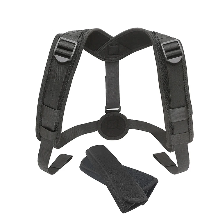 

Amazon 2021 Popular Clavicle Support Professional Posture Corrector Brace Adjustable Back Corrector, Black,orange
