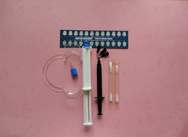 
Dental teeth whitening products 35%hp dual barrel syringe 