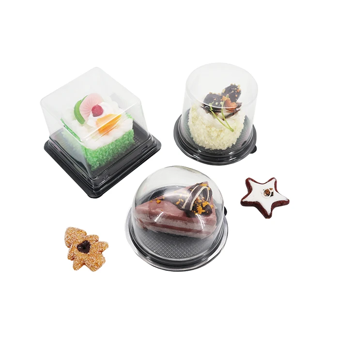 

Manufacturer Wholesale PET dome Plastic clear disposable to go plastic container for cake