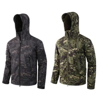 

Multicolor Outdoor Hoodie Army Uniform Waterproof Softshell Military Hunting Tactical Jacket