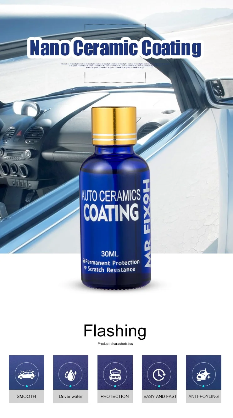 9h Auto Ceramic Nano Coating/30ml Nano Car Glass Coating