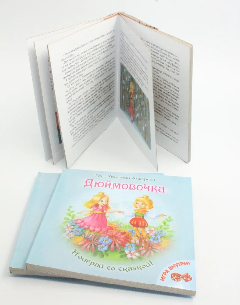 
Kids Fairy Tale Books For Girls, Custom Print Comic Book Of Education Reading Book 