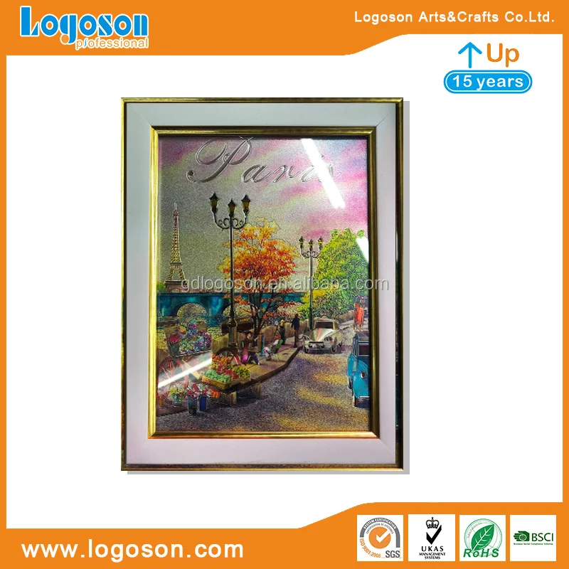 New Design Souvenir Photo Frame Foil Paper Qatar Doha