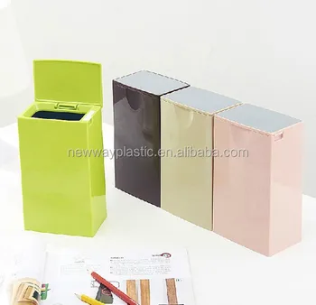 Pp Material Cheap Mini Desk Top Plastic Trash Can Buy Mini