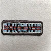 Clothes accessory embroidered beaded shoulder patches