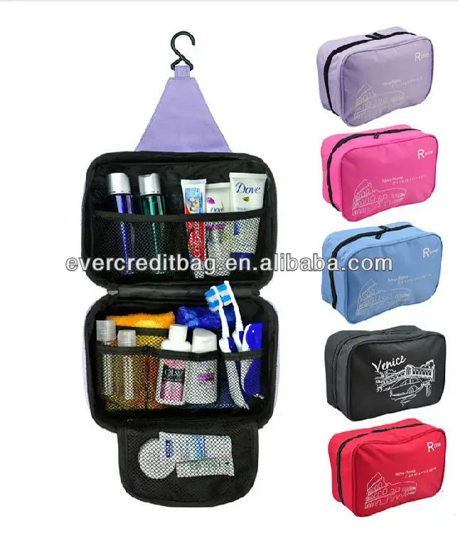 Foldable Up Hanging Cosmetic Bag ,Best Travel Wash Pouch