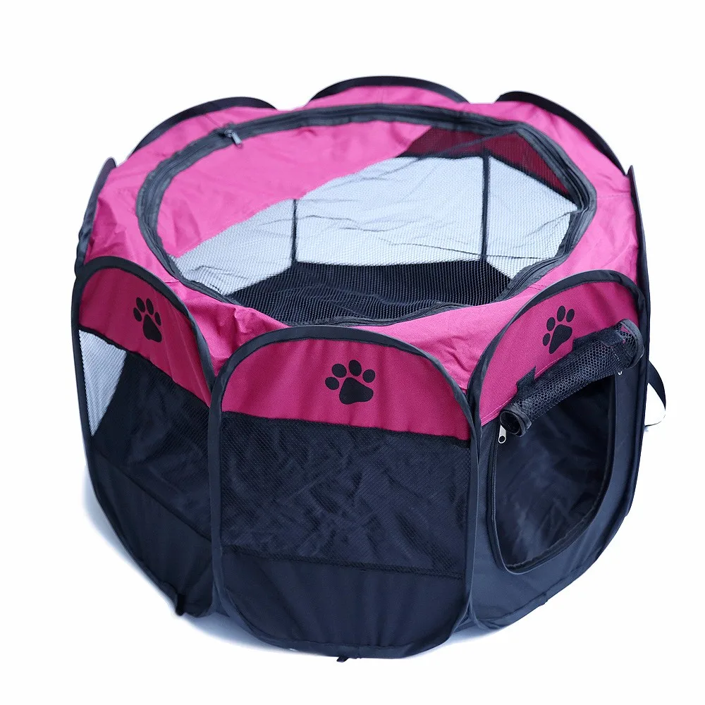 Pet Playpen Foldable Portable Soft Sided Pet Playpen Outdoor Dog
