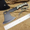 420 Titanium Black blade , paracord wrapped handle, light Camp and outdoor tactical Axe Outdoor Tools Axe