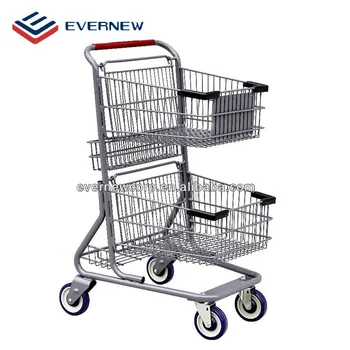 folding grocery cart on wheels