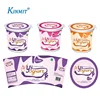 Kinmit Custom Printed Yogurt Cup Label,Self Adhesive Yogurt Food Labels