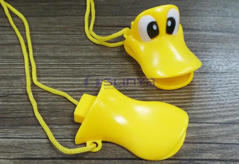 Plastic Duck Toy Duck Whistle With Necklace Buy Plastic Whistle,Duck