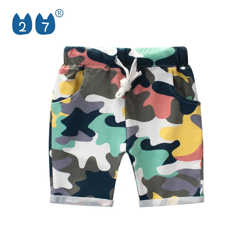 

2019 Hot sale style boy's summer board shorts with nice camo printing, N/a