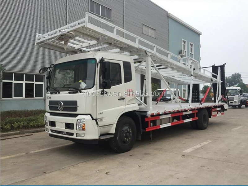 Emergency Car Carrier slide bed rescue truck 10 ton flatbed tow truck Customized one drive three four car