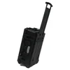 Plastic instrumentation trolley tool box protective safety waterproof camera case wheeled toolbox with pull rod