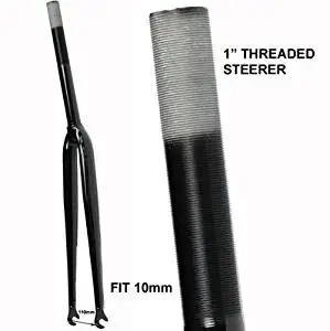 1 inch threaded carbon fork