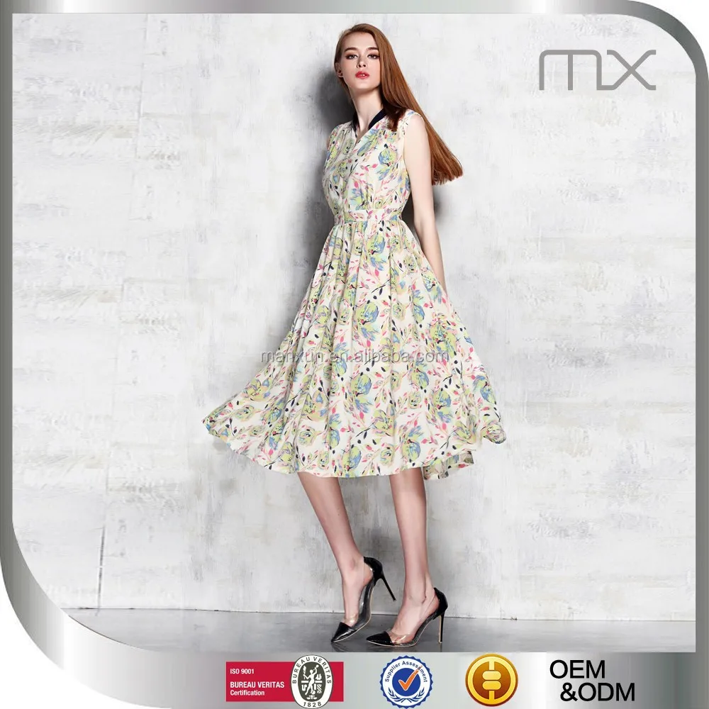 one piece dress printed