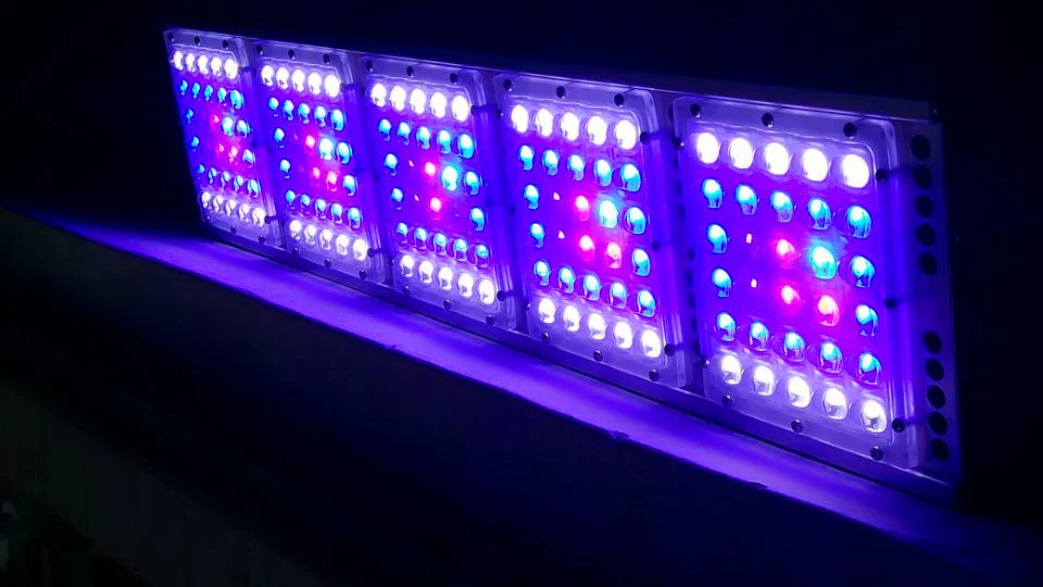 Led cn. Intel 150 w Aquarium led Light. 360 НМ свет.