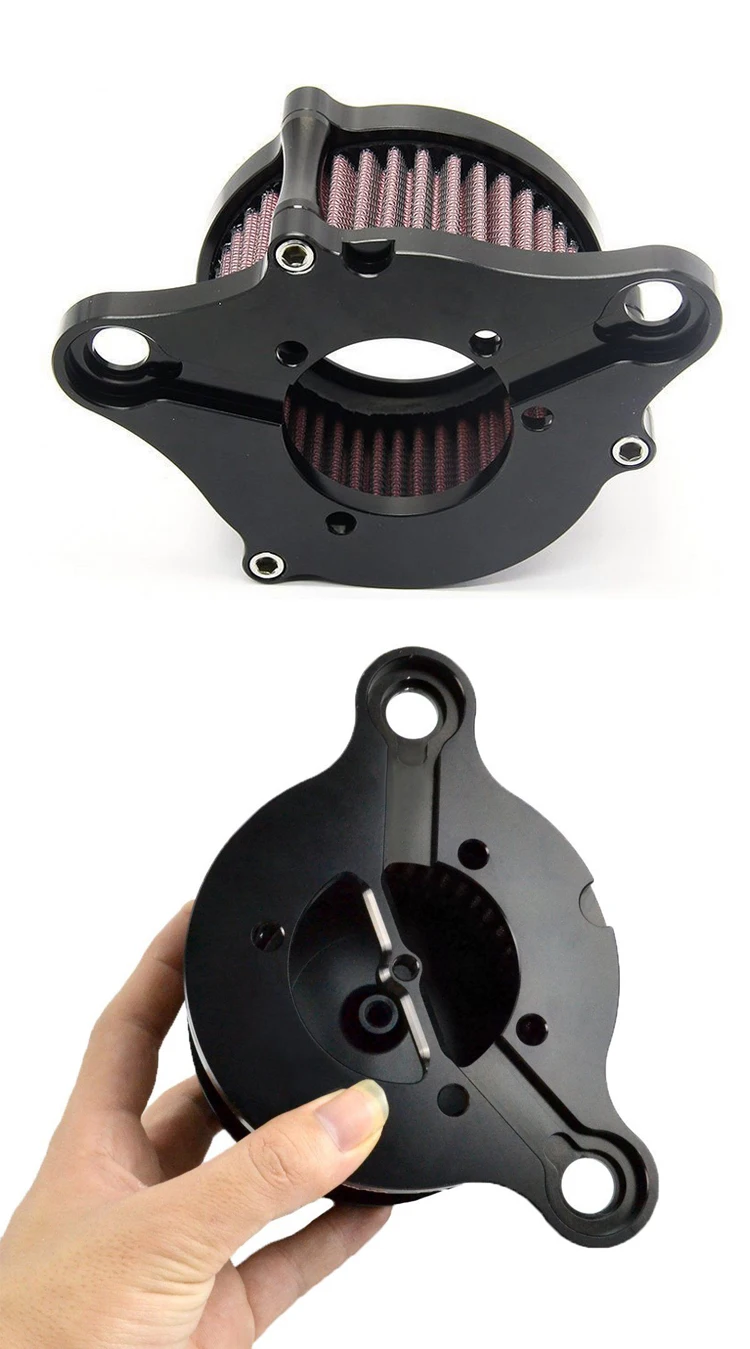 Motorcycle Air Cleaner Intake Filter System For Harley Sportster 2004-PRESENT