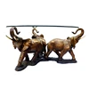 elephant coffee table elephant tables elephant glass coffee table