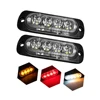 Flashing Amber White Red 6w 12w 18w mini led warning lights led surface mount strobe light