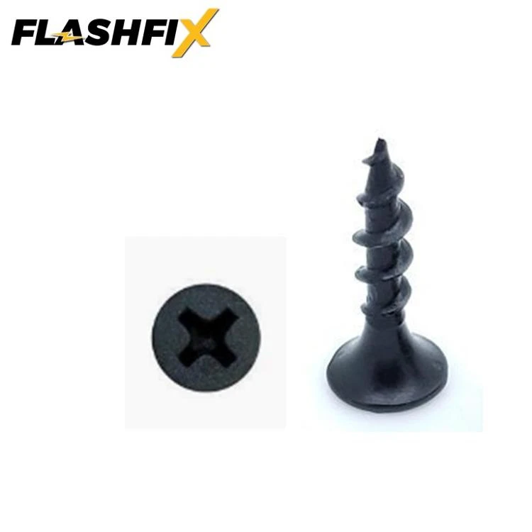 
High quality black phosphate steel drywall screws on wood 