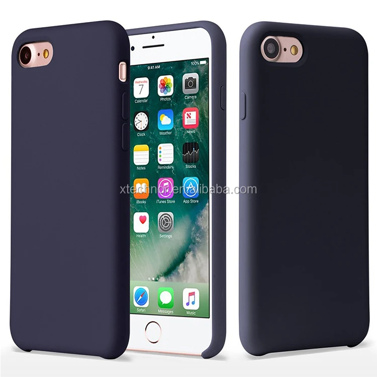 

Original Premium Liquid Silicone Gel Rubber Protective Case for iPhone 8 4.7inch, 9 colors available