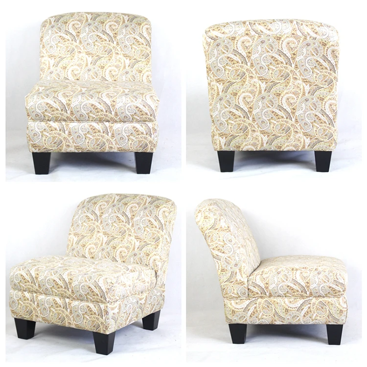 Professional design printed living room chairs patterned chair armchair