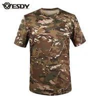 

Multi-colors Multifunctional Camo Round-Neck Short Sleeve outdoor Army fans men's tactical T-Shirts