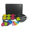 Hot kids baking set 13pcs silicone bakeware set