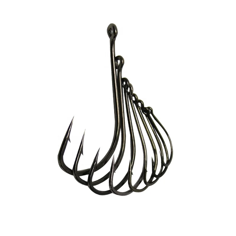 

High Carbon Steel Maruseigo Fishing Hook High Carbon Steel Fresh and salt water Fishing Bait Hook Carp Bass Pesca Fish hook, Black