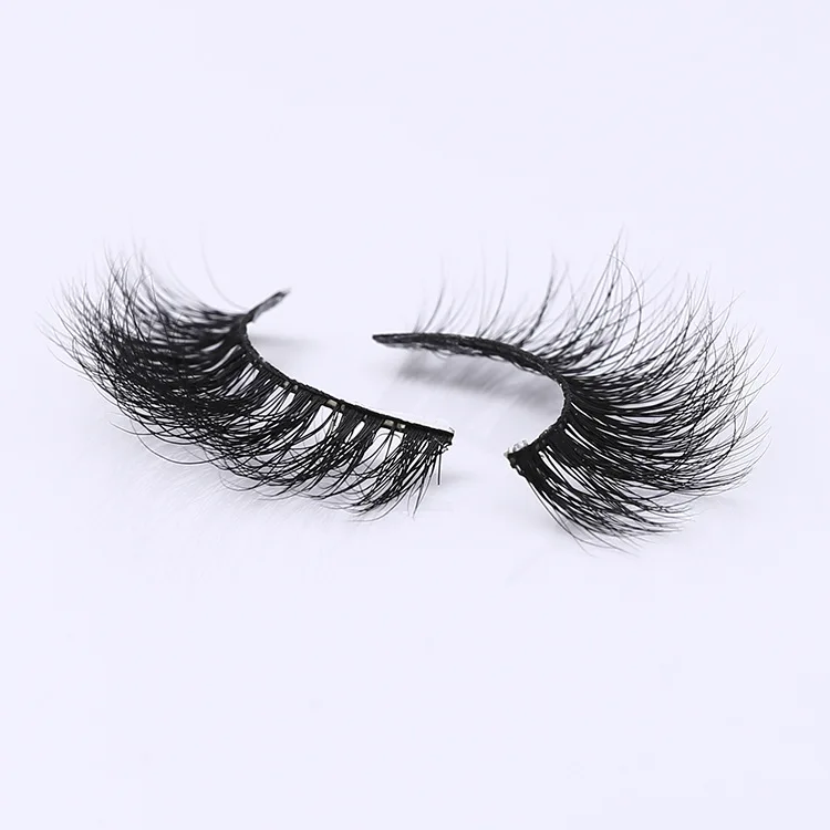 

3D mink eyelashes with custom box real 3D mink lashes premium eyelash extensions, Black