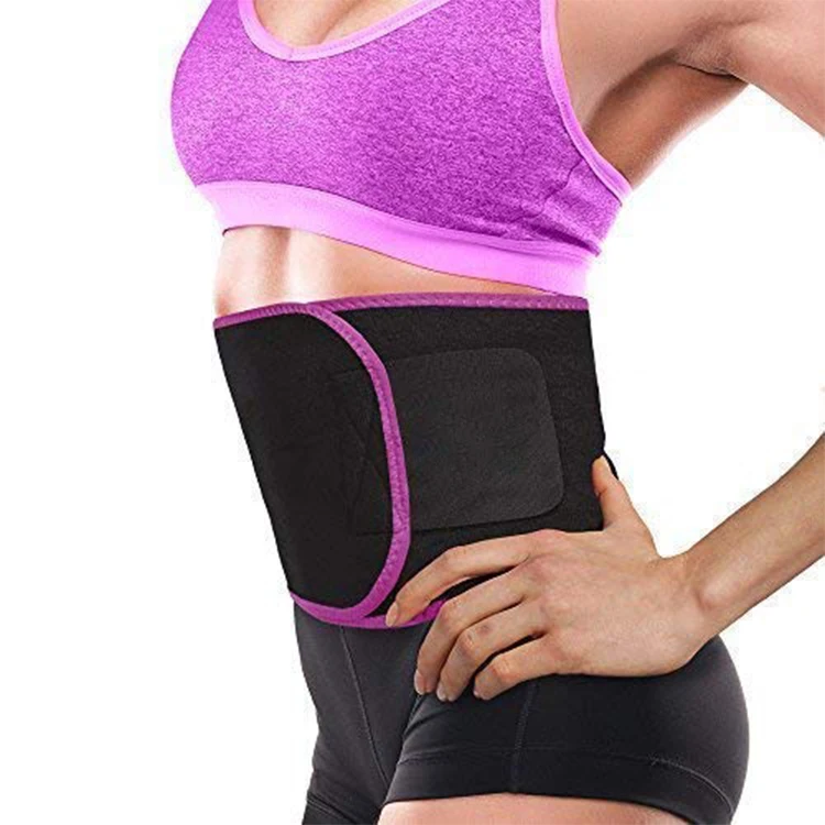

Free Sample Sauna Waist Trainer Sweat Premium Waist support Trimmer Belt for Weight Loss women's shapers slimming body shaper, Black or as your request