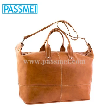 mens leather carry all bag