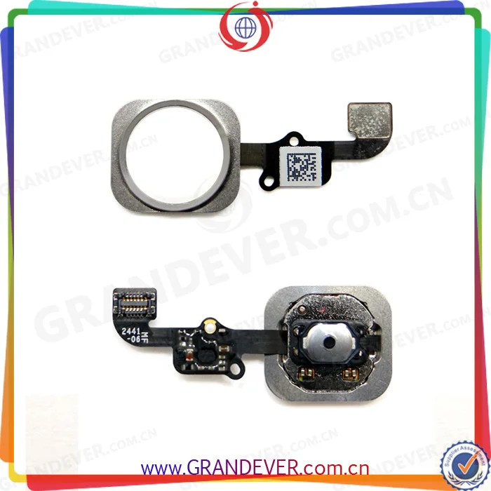 mobile phone assembly Home button flex cable for iphone 6 original quality