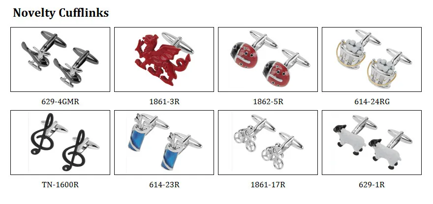 novelty cufflinks 201601
