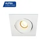 Mini thin square round 7w flat dimmable led panel light ,adjustable recessed downlight