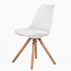 pu leather seat modern style beige master home furniture upholstered tub dining chair