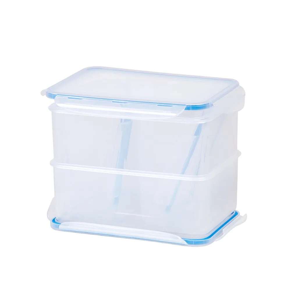 4 Pcs Sugar Flour Food Plastic Tall Wide Deep Storage Containers Set