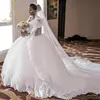 Diamond Princess Display Designer Customized Crystal Stone Ballgown Wedding Dress Bridal Gown 2018 With Long Tail