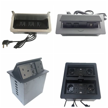 Conference Table Multiple Socket Outlet/tabletop Power Socket Box - Buy ...