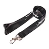 Custom promotion item white silk printed NFL Neck lanyard and card holder