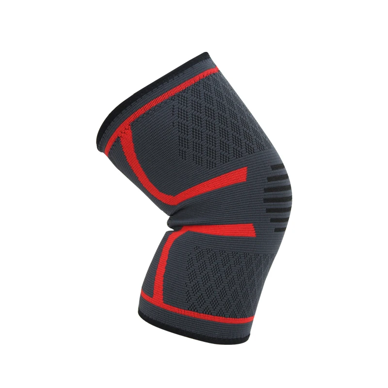 

Custom sports basketball football riding running spring support knitted breathable nylon knee pads/knee support/knee brace, Black,blue,red,orange,lt-green,grey