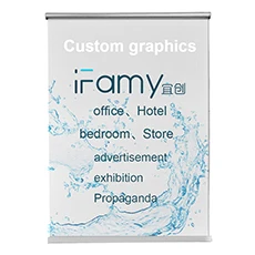 Total blackout digital printed fabric curtain advertising customized window blind