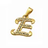 Olivia custom jewelry latest designs gold initials letter alphabet diamond pendant