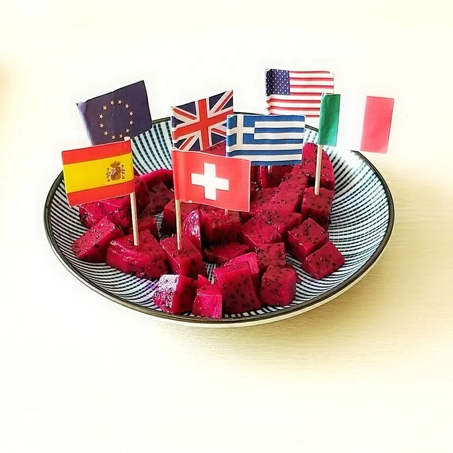 
Wooden Hamburger flag stick toothpick/wooden sandwich picks 