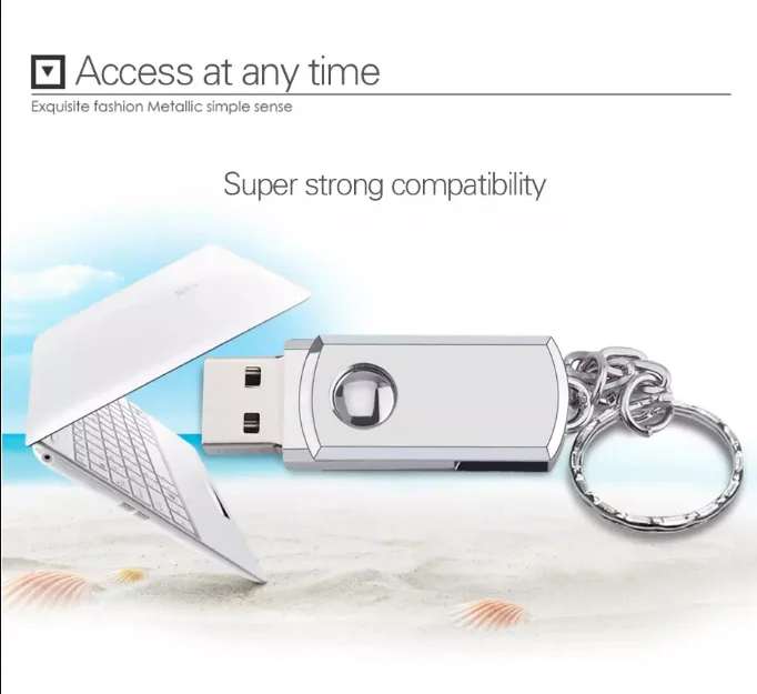 Cheap swivel Metal USB Flash Drive with Real Capacity - ANKUX.COM
