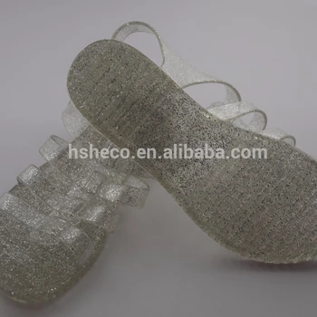 crystal jelly shoes